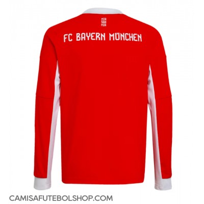 Camisa de time de futebol Bayern Munich Replicas 1º Equipamento 2025-26 Manga Comprida Camisa de time de futebol Bayern Munich Replicas 1º Equipamento 2025-26 Manga Comprida